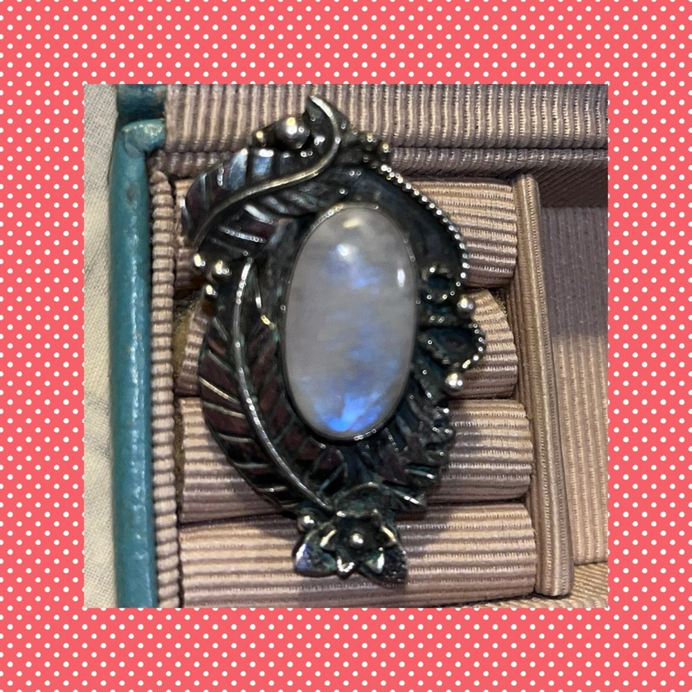 Adjustable Moonstone Ring